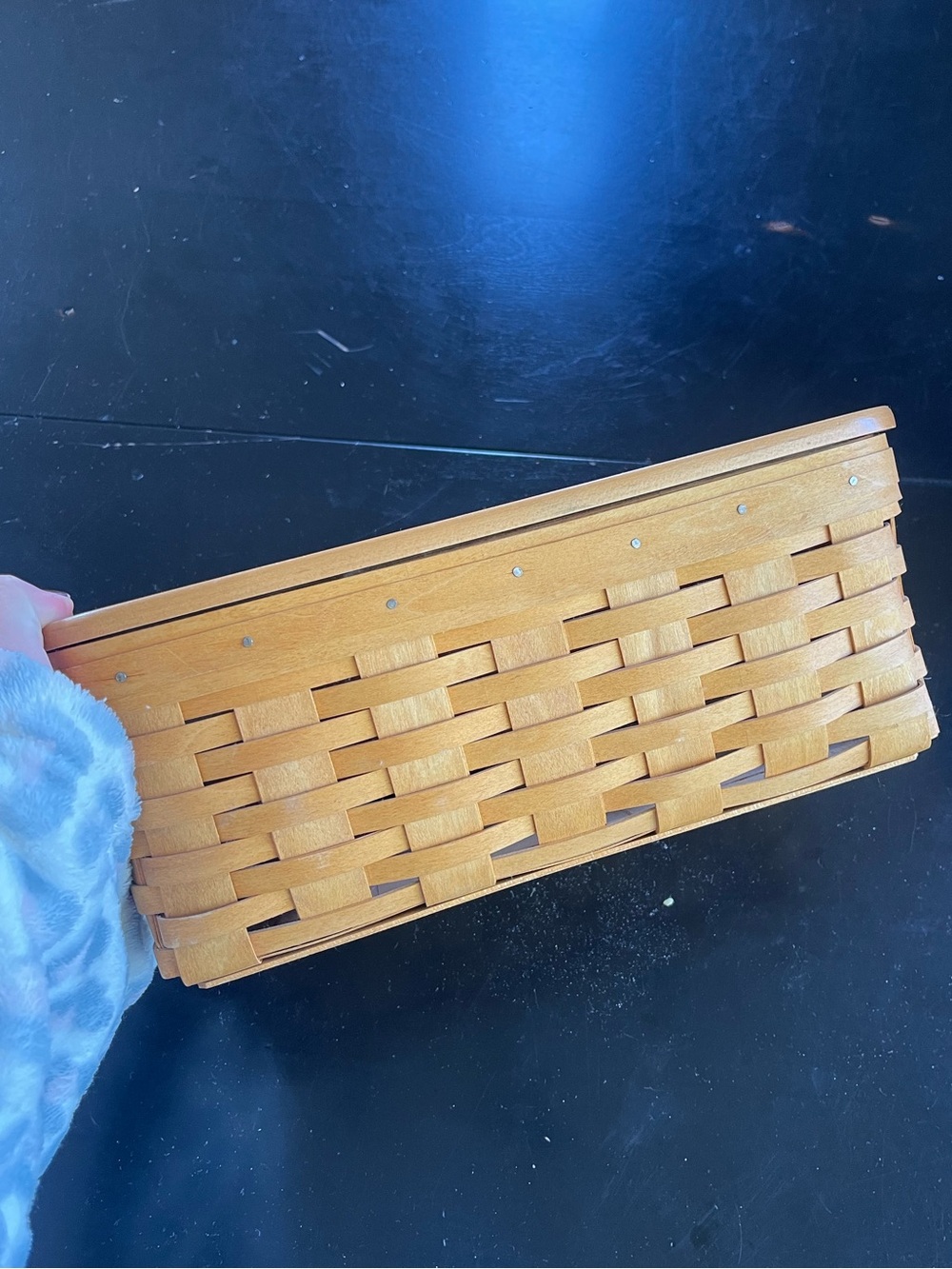 Longaberger Large Tissue Box with Lid